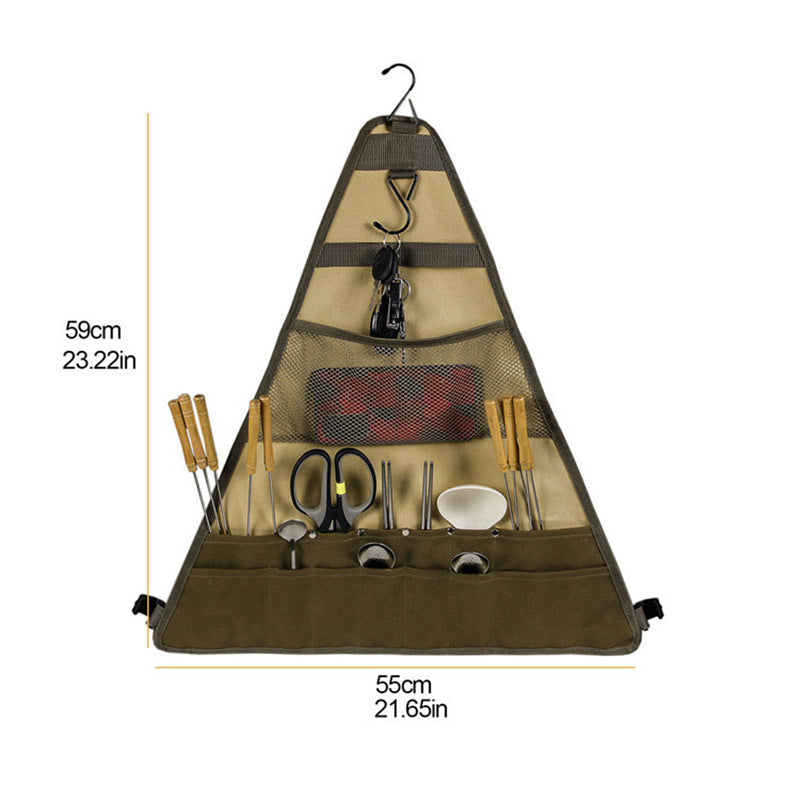 Experience the Great Outdoors with Our Foldable Outdoor Camping Tableware Set